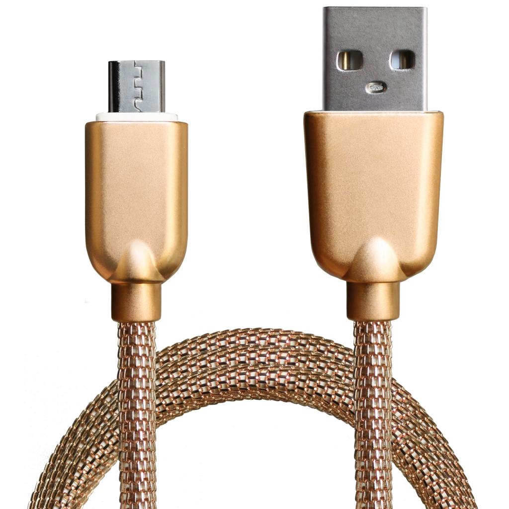 Дата кабель USB 2.0 AM to Micro 5P 1.0m 1.5A, Gold Grand-X (MM02G) Дата кабель USB 2.0 AM to Micro 5P 1.0m 1.5A, Gold Grand-X (MM02G)