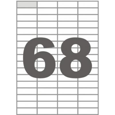 Етикетка самоклеюча TAMA 48,5х16,9 (68 на листі) с/кл (100листів) (17798)