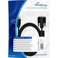 Кабель мультимедійний HDMI to DVI 24+1 2.0m Mediarange (MRCS132)