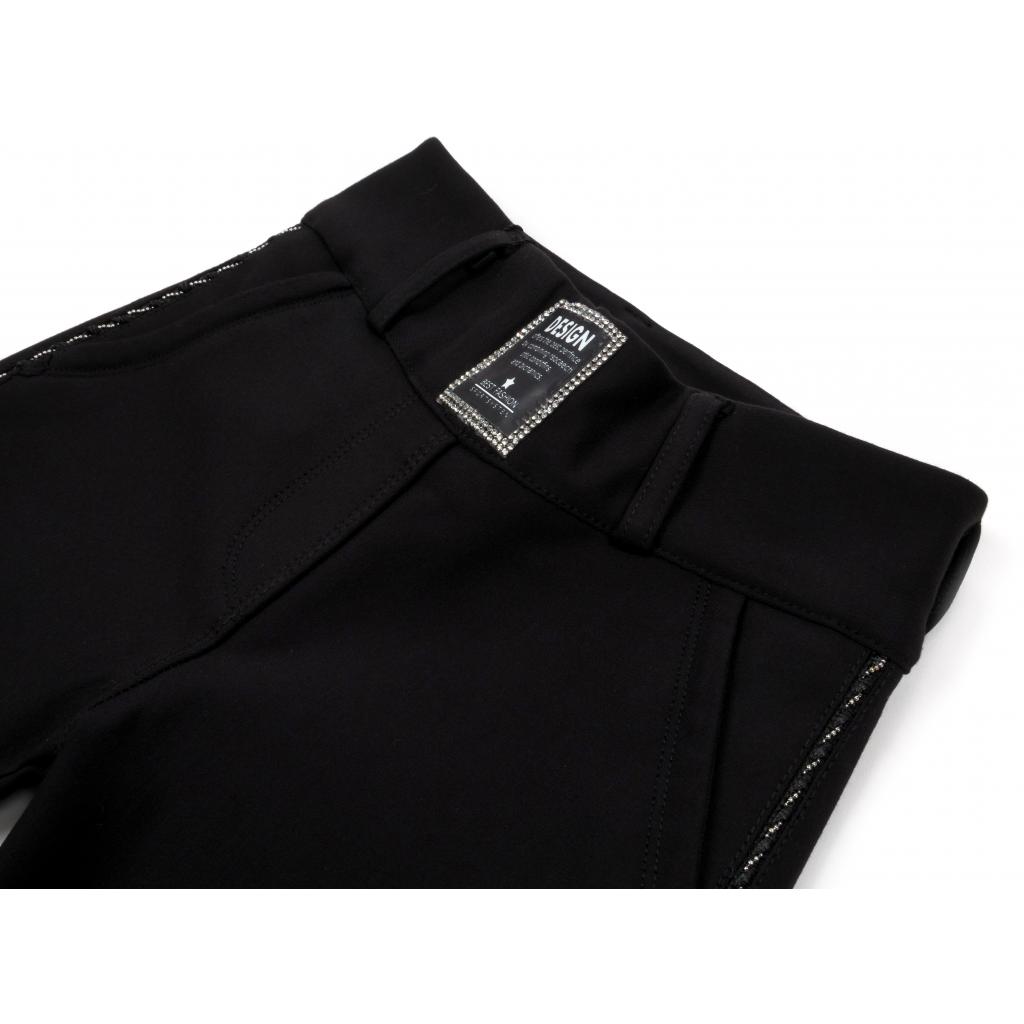 Лосини дитячі A-Yugi з блискучими лампасами (9159-170G-black)