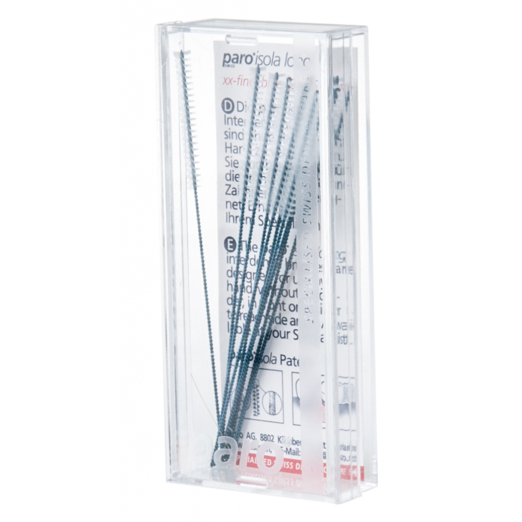 Щітки для міжзубних проміжків Paro Swiss Isola long x-тонкі конічні Ø 2.0/6.0 мм 10 шт. (7610458010105)