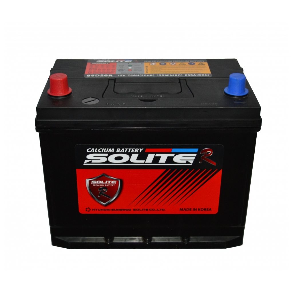 Акумулятор автомобільний Solite R 75Ah (85D26R) Акумулятор автомобільний Solite R 75Ah (85D26R)