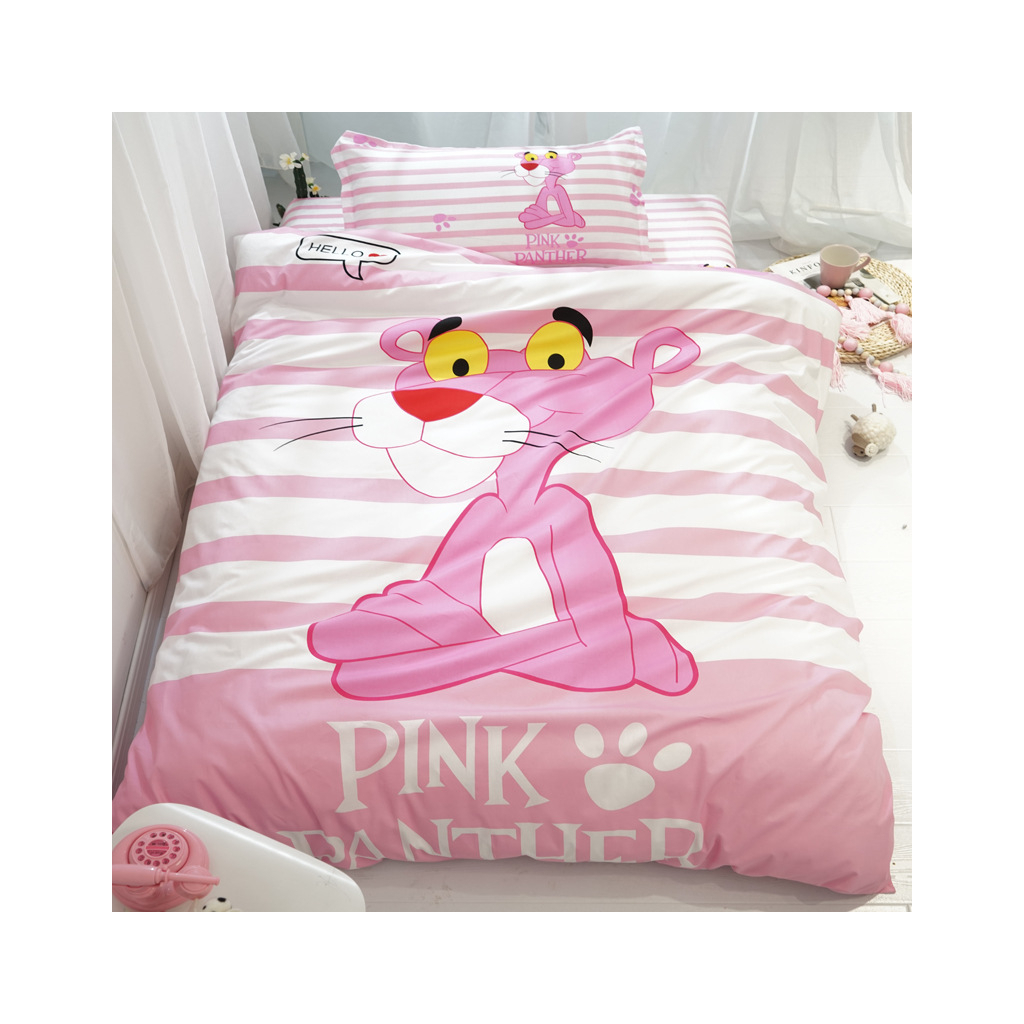 Постільна білизна MirSon Бязь Premium 17-0110 Pink Pantere 2х160х220 (2200001704794)