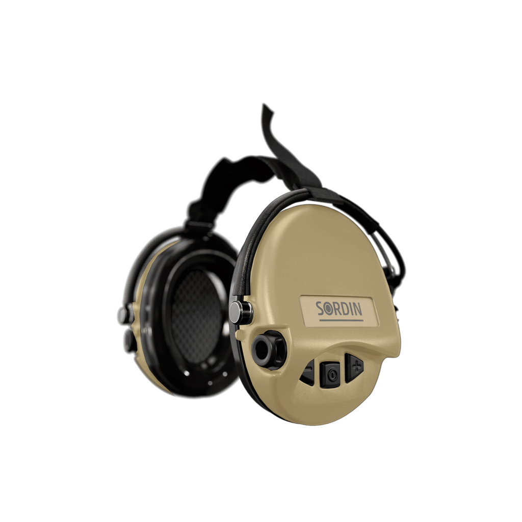 Навушники для стрільби Sordin Supreme Mil AUX Neckband Sand (76308-05-S)