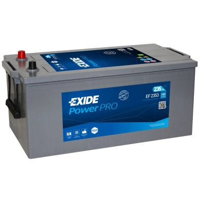 Акумулятор автомобільний EXIDE Power PRO 235Ah бокова(+/-) (1300EN) (EF2353)