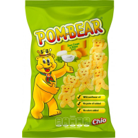 Чіпси Chio Pom Bear Картопляні ведмедики зі смаком сметани та цибулі 65 г (5900073020903)