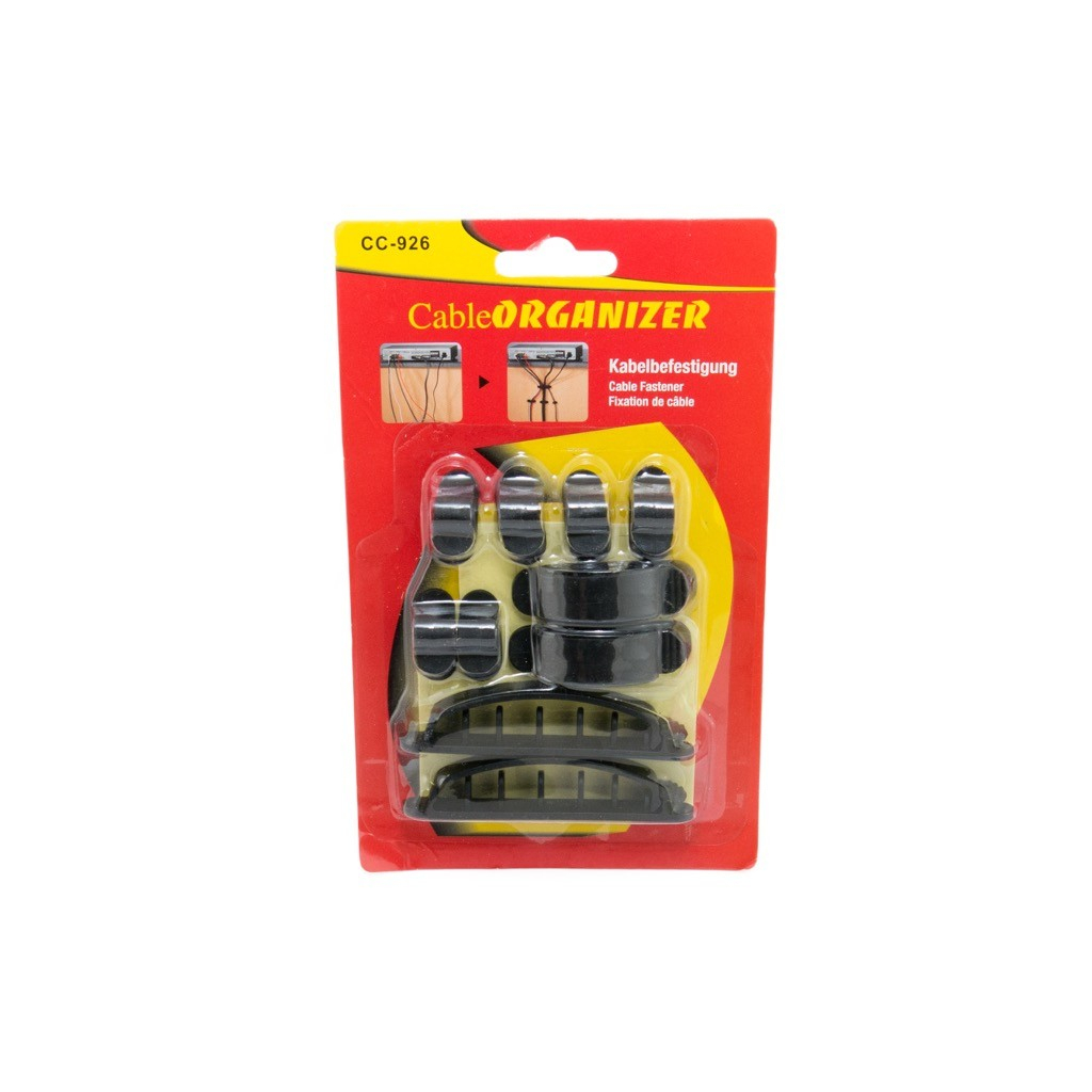 Тримач для кабелю Extradigital CC-926 Cable Clips, Black (KBC1711)