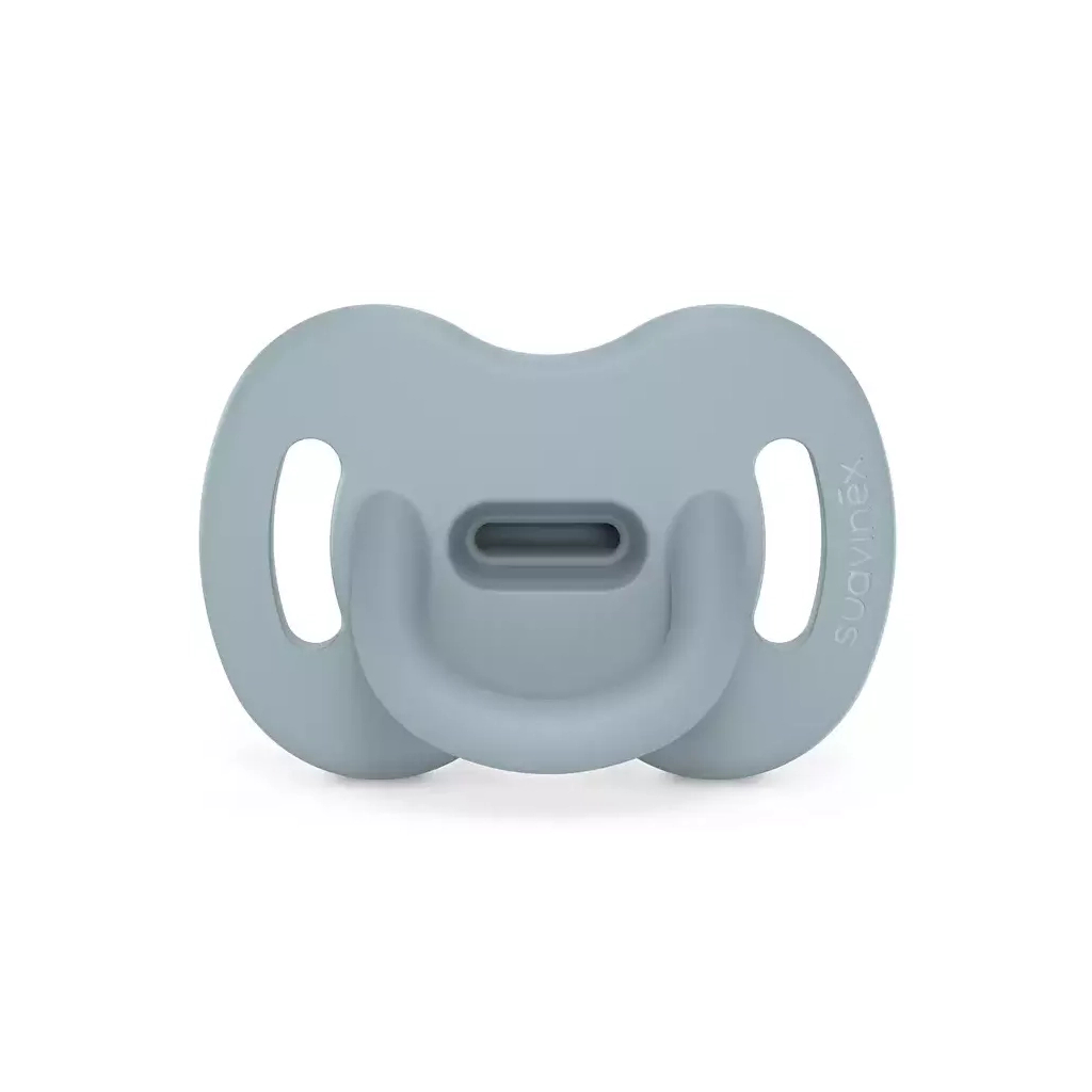 Пустушка Suavinex Colour Essence силіконова, фізіологічна, 0-6 міс. блакитна (308097) Пустушка Suavinex Colour Essence силіконова, фізіологічна, 0-6 міс. блакитна (308097)