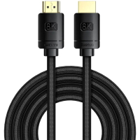 Кабель мультимедійний HDMI to HDMI 1.5m V2.1 Baseus (WKGQ040101)