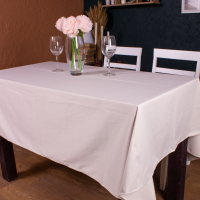 MirSon Waterproof tablecloth No. 403 Satin Waterproof Light Gray 140x140 cm (2200006739531)
