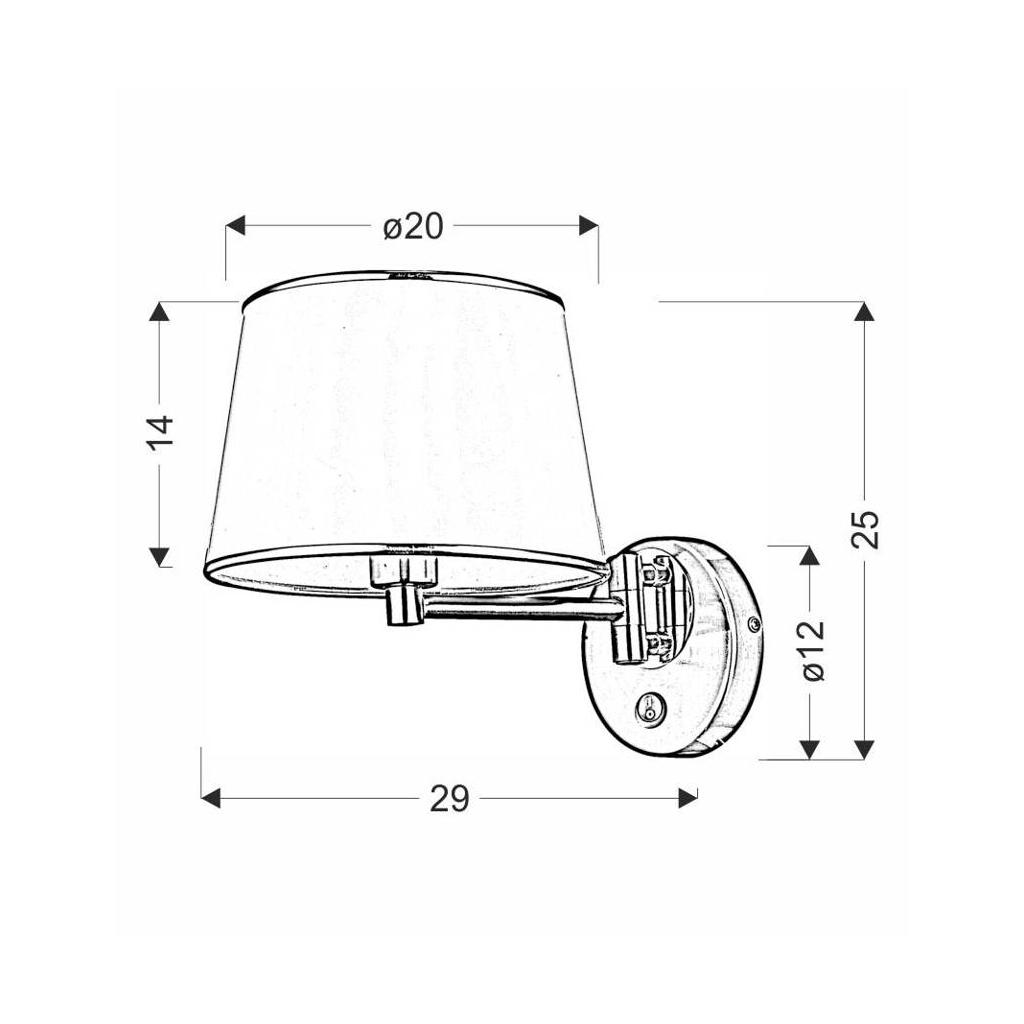 Бра Candellux 21-01279 IBIS (21-01279)