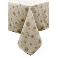 Tablecloth Provence Flowers beige Mistress 120x136 cm (4823093450868)