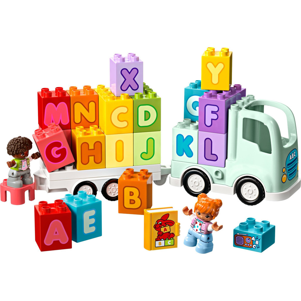 Конструктор LEGO DUPLO Town Вантажівка з абеткою 36 деталей (10421)
