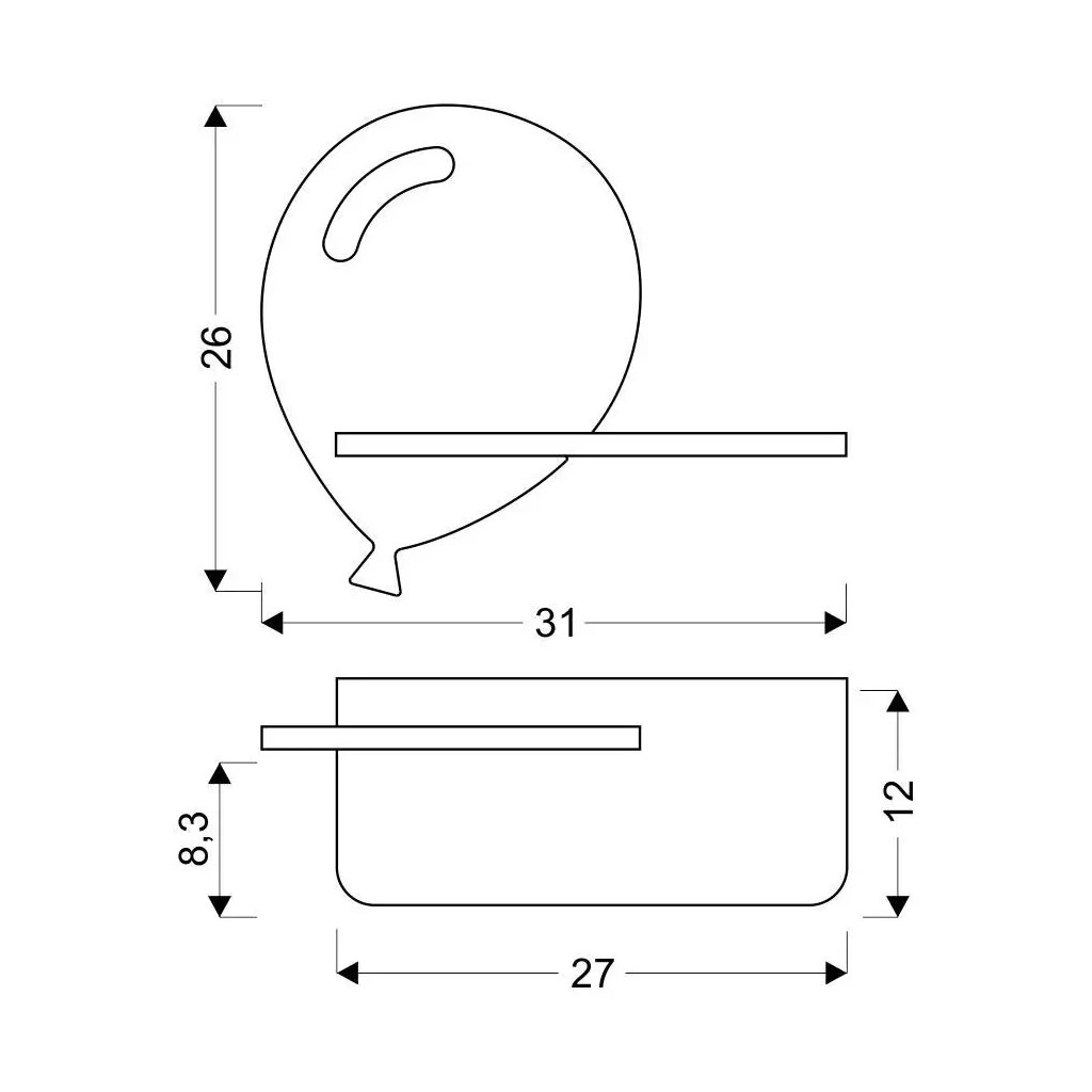 Світильник Candellux BALOON (21-85115) Світильник Candellux BALOON (21-85115)