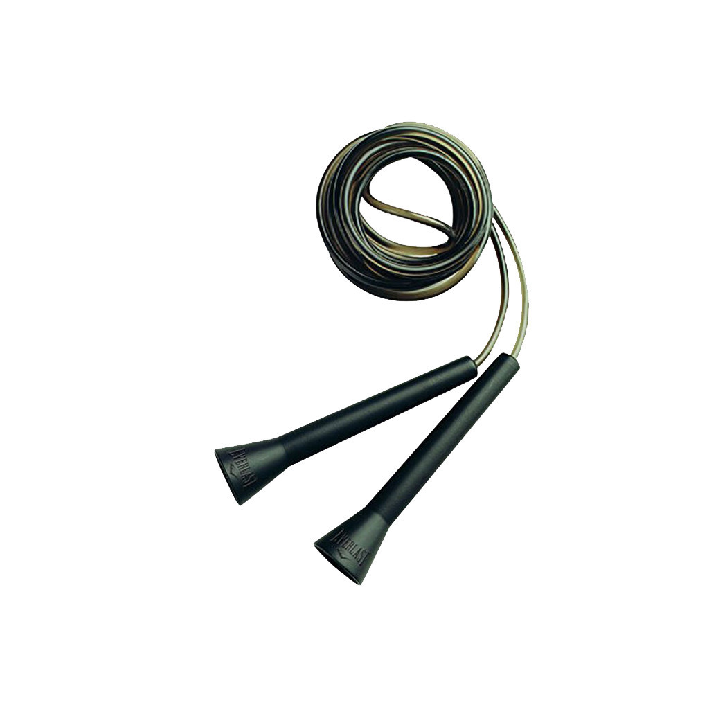 Скакалка Everlast Speed Pore 833611-70-8 Чорна 335 см (009283585648) Скакалка Everlast Speed Pore 833611-70-8 Чорна 335 см (009283585648)