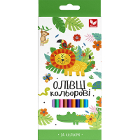 Colored pencils Schoolboy Trihedral With sharpener 24 colors (140SH-24)