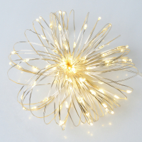 Гірлянда YES! Fun Нитка на мідному дроті 100 LED Тепло-біла 10 м Статична USB (975035)