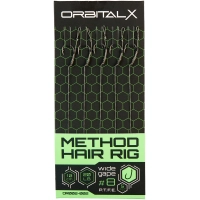 Повідець OrbitalX Method Hair Rig Wide Gape 6 20lb 10cm (5шт/уп) camo (694.00.02)