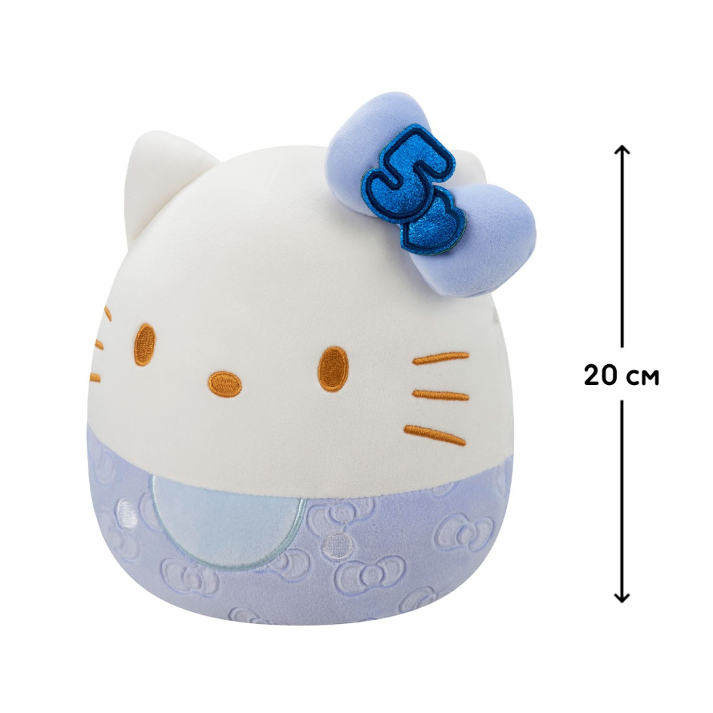 М'яка іграшка Squishmallows Хелоу Кітті у синьому 20 см (SQSN00500)