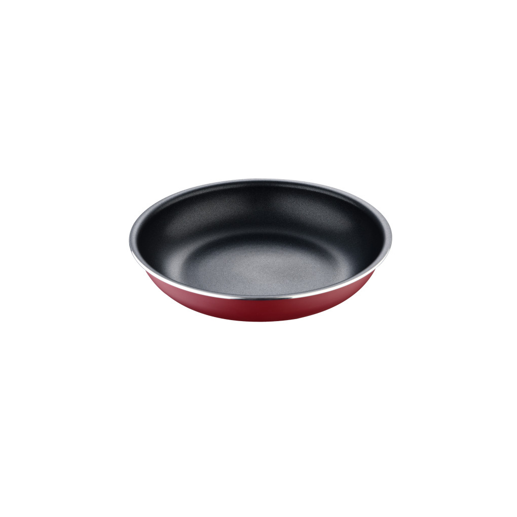 Набір сковорідок Bergner Click & cook, зі знімною ручкою, 22/26 см, червоний (BG-31605-RD)