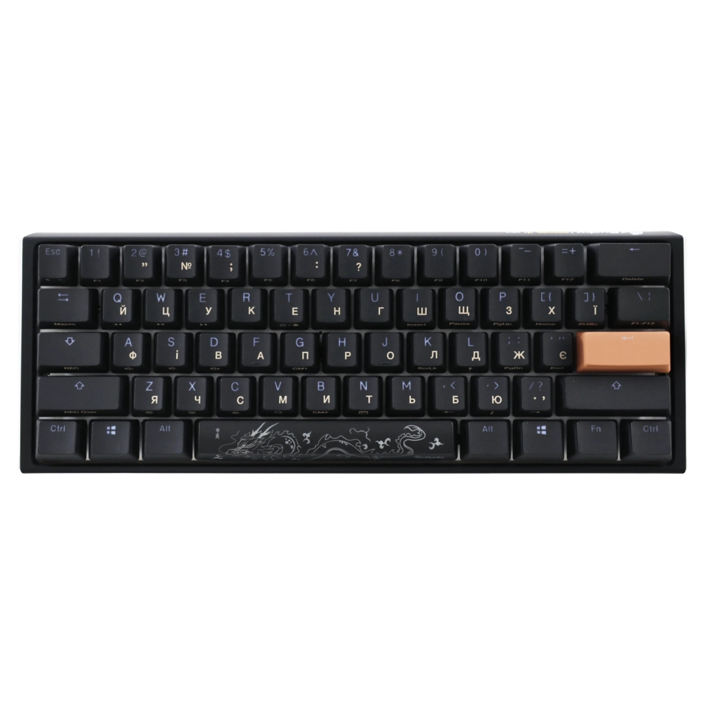Клавіатура Ducky One 3 Mini Cherry MX Speed Silver RGB UA USB Black (DKON2161ST-PUAPXCLAWSC1)