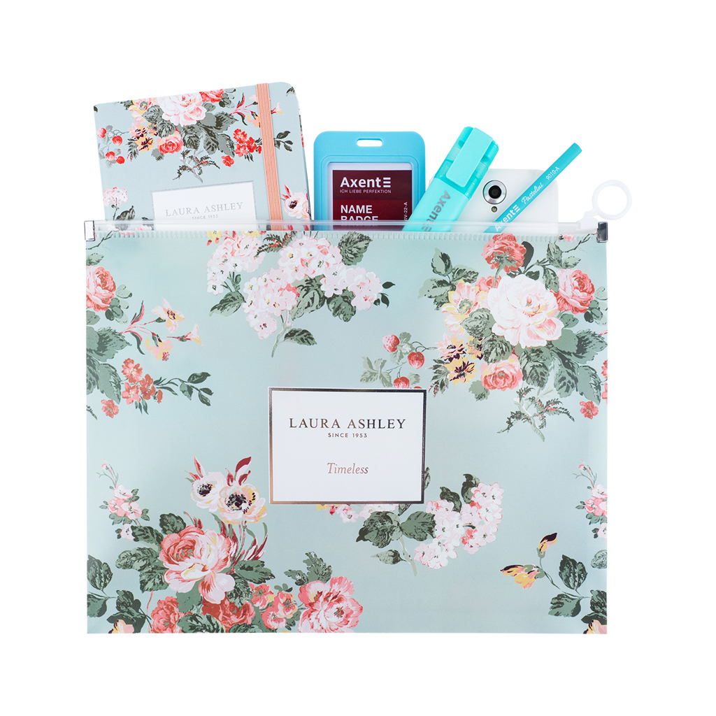 Папка на блискавці Axent zip-lock А4 Laura Ashley, Timeless (1497-32-A)