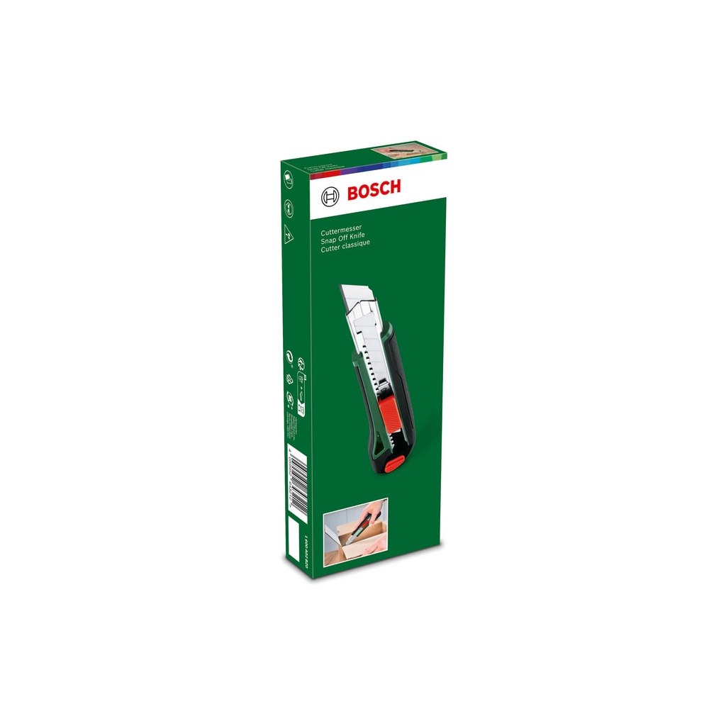 Ніж монтажний Bosch сегментоване лезо, корпус пластик, 195мм (1.600.A02.W7N)