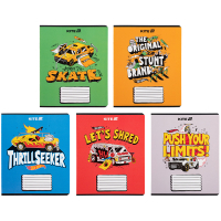 Kite Hot Wheels Notebook, 18 Sheets, Grid (HW25-236)