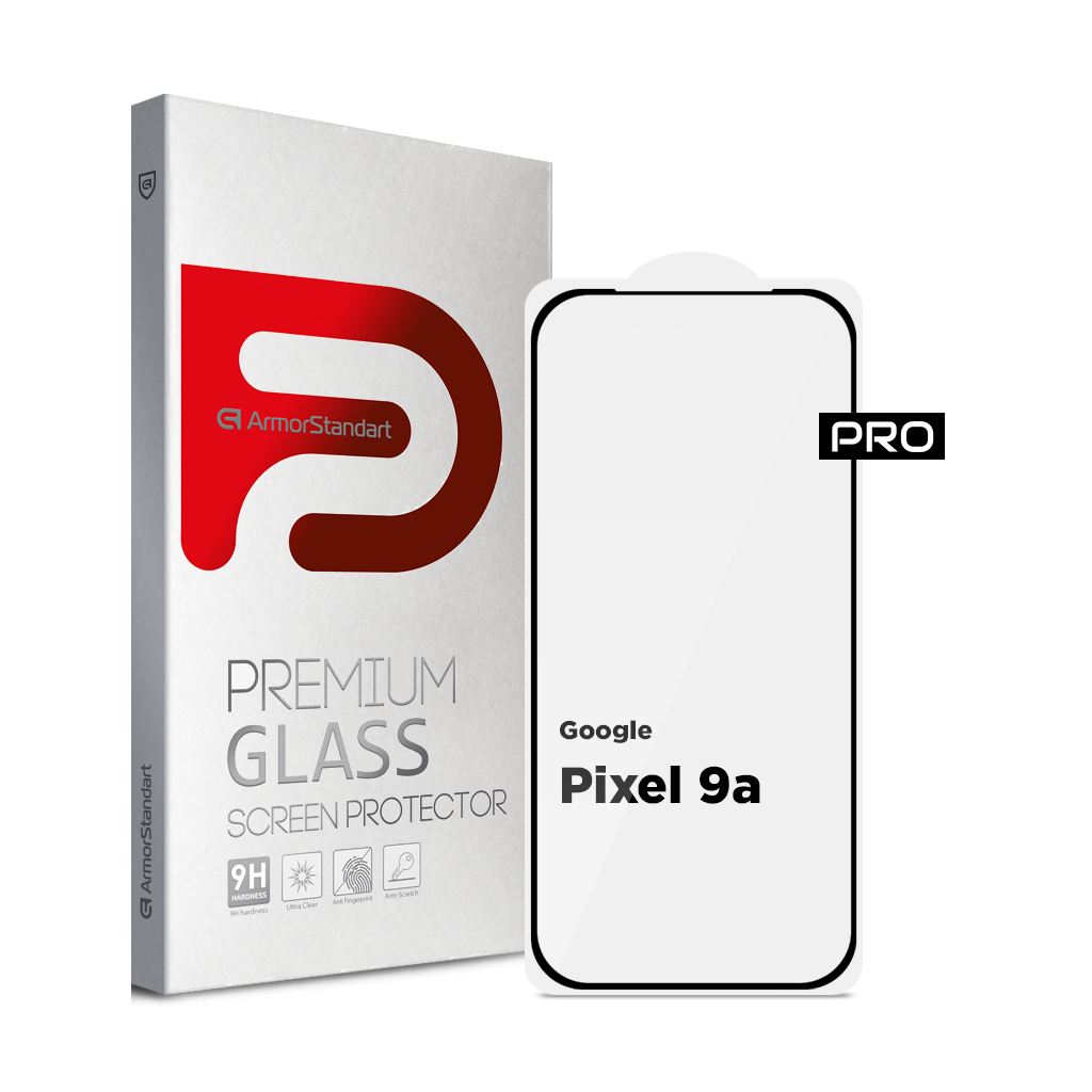Скло захисне Armorstandart Pro Google Pixel 9a Black (ARM83564)