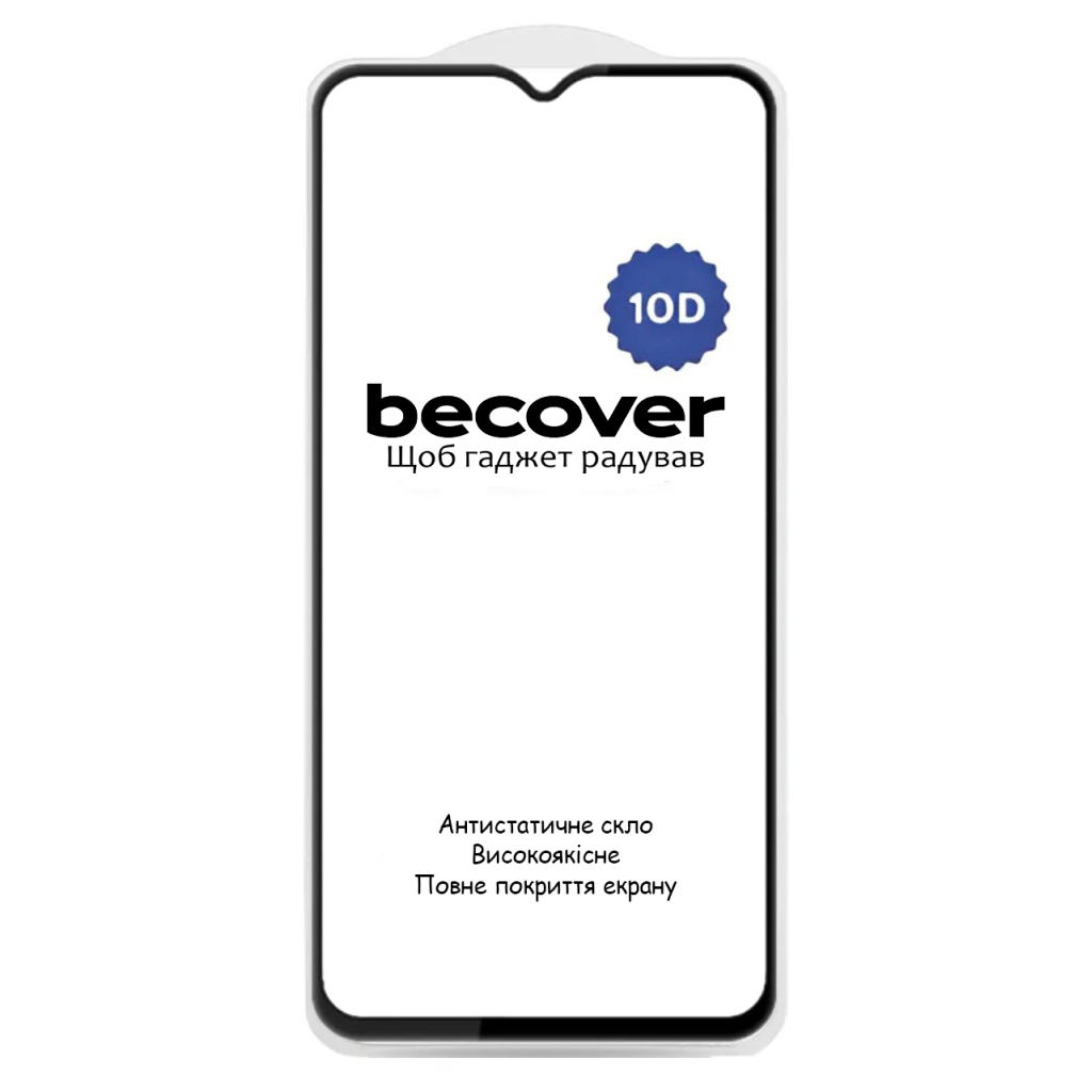 Скло захисне BeCover Oppo A38 / A18 10D Black (713170)