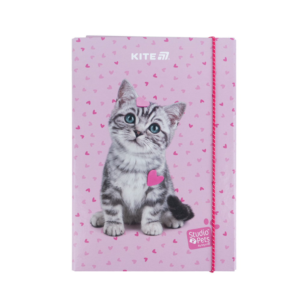 Папка для зошитів Kite В5 на гумці Studio Pets (SP25-210)
