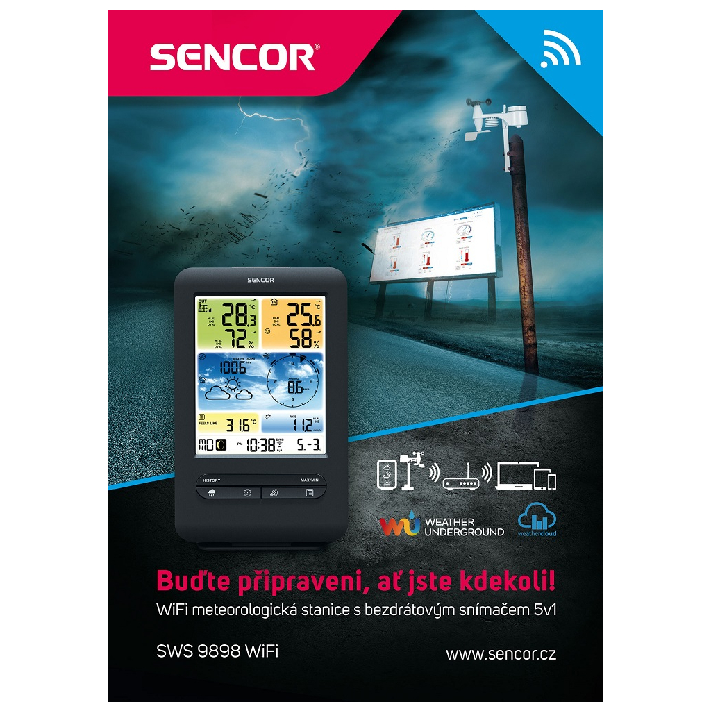 Метеостанція Sencor SWS9898WIFI