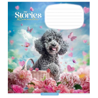 Notebook Schoolboy Romantic stories 12 sheets cell (012-3464K)