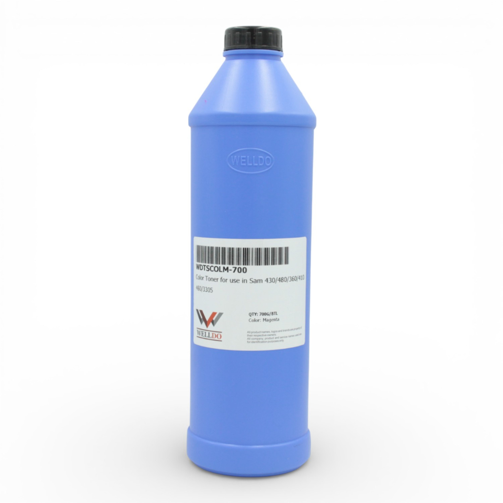 Тонер Samsung COLOR CLP-310/HPW2073A/117A/CLT-C404S/CLT-K409S, Magenta 700г Welldo (WDTSCOLM-700)