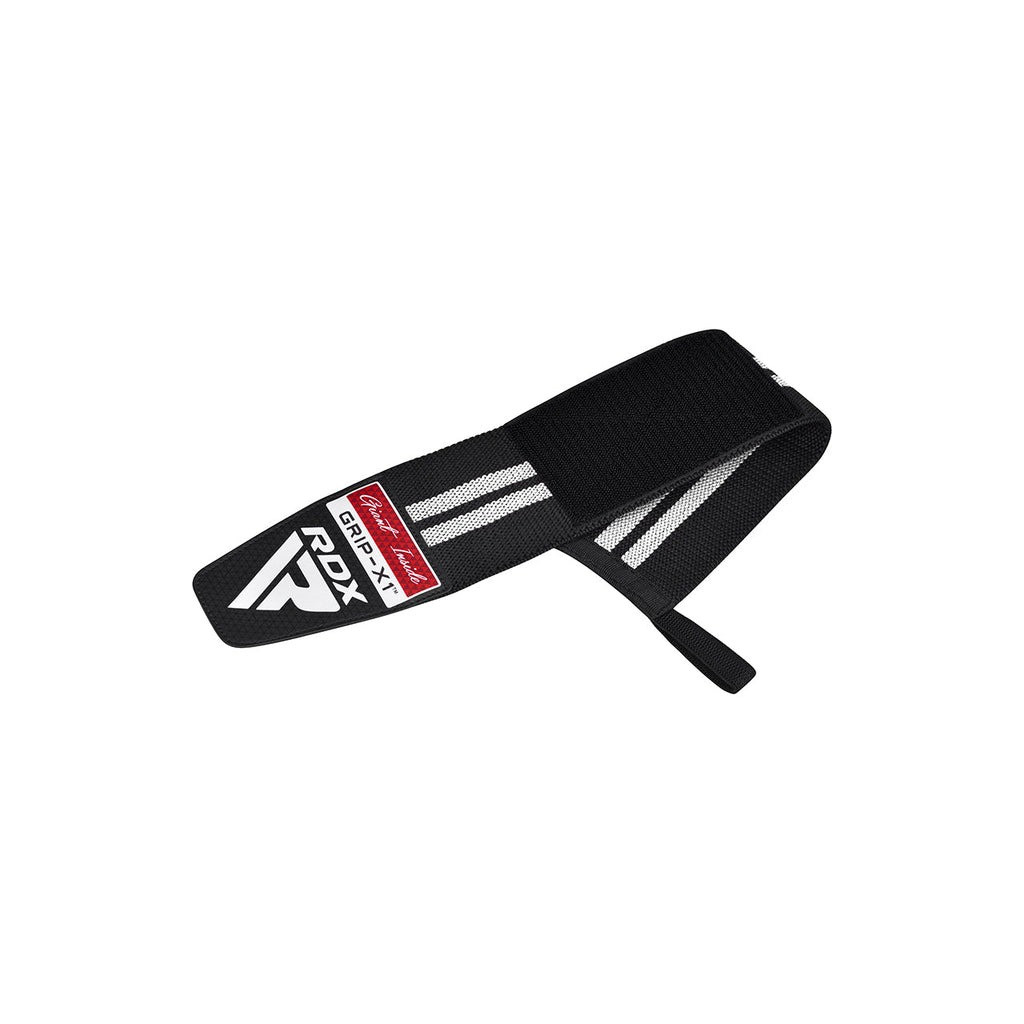 Бинт для спорту RDX WR11 Gym Wrist Wrap Black/White (WAH-WR11BW)