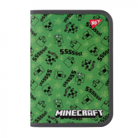 Папка для зошитів Yes пластикова на блискавці Minecraft Creepers В5 (492203)
