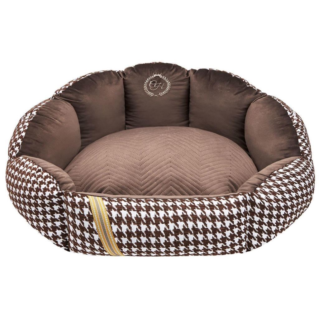 Лежак для тварин Chloe's Home Positano S коричневий (CLH4524) Лежак для тварин Chloe's Home Positano S коричневий (CLH4524)