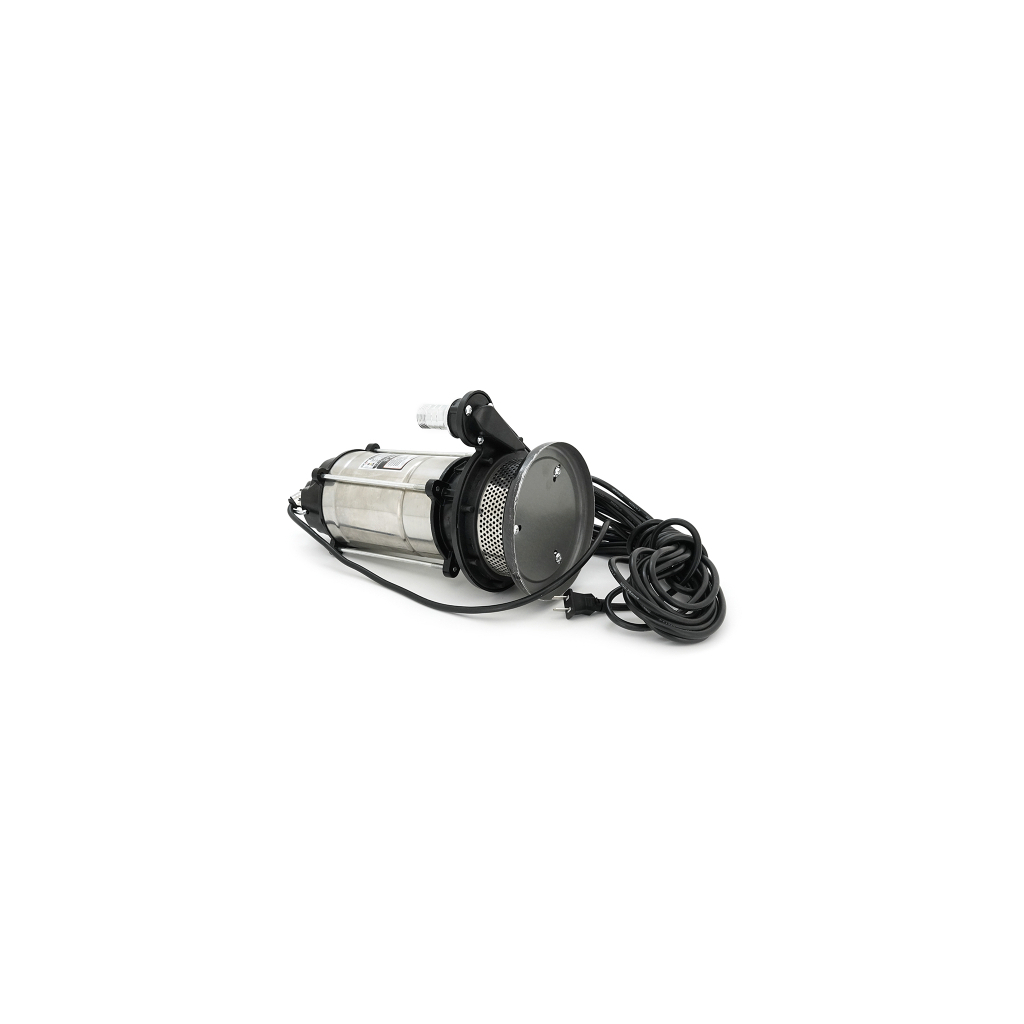 Заглибний насос Voltronic 370W, 220V, 2 м³/год, підйом 10 м, 25мм, INOX, 380х195х200мм, 4,3 кг + перехідник (YT-P-370-10)
