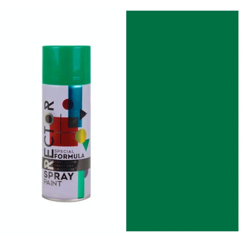 Аерозольна фарба для автомобіля RECTOR універсальна 6029 зелений, в аер. упаковці 400 мл (000013229)