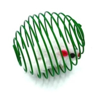 Toy for cats Hippie Pet Ball with a mouse green 7 cm (HIPCT2304027Z)