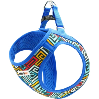 MISOKO&CO dog harness blue with L pattern (DCAMIS307M-L)