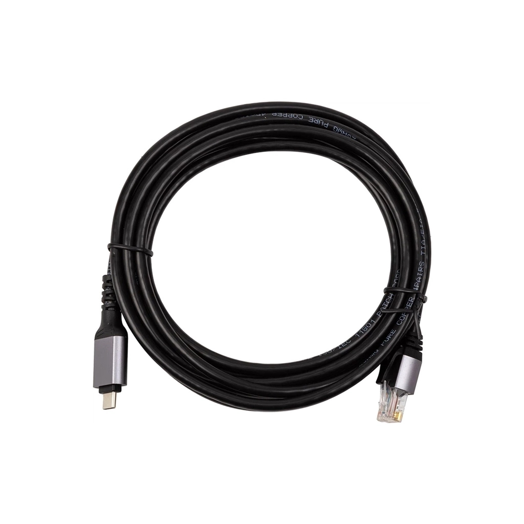 Дата кабель USB-C to RJ45 Ethernet 3.0m PowerPlant (CA914937) Дата кабель USB-C to RJ45 Ethernet 3.0m PowerPlant (CA914937)