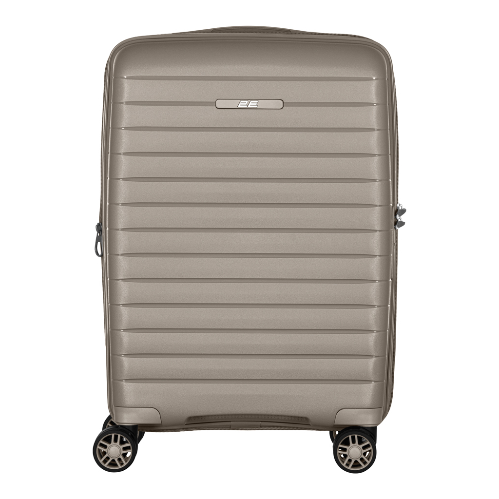 Валіза 2E Aero 35/44 л сіро-коричнева (2E-SPP-AERO-S-TP) Валіза 2E Aero 35/44 л сіро-коричнева (2E-SPP-AERO-S-TP)