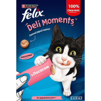 Cat treats Purina Felix DeliMoments with salmon 40 g (8445291632639)