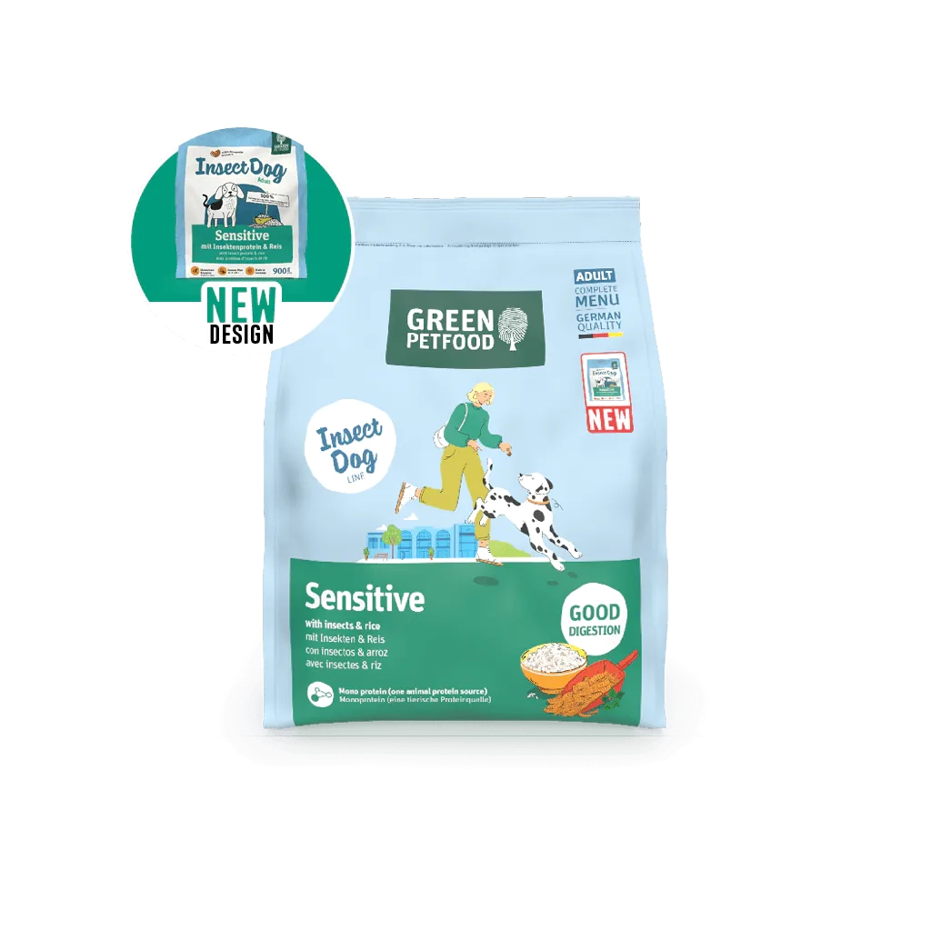 Сухий корм для собак Green Petfood Sensitive with Insects 10 кг (4032254789628)