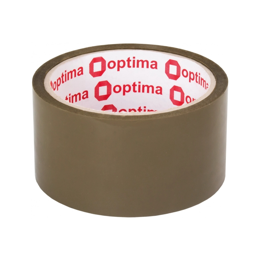Скотч Optima 48 мм х 40 м х 440 мкм, коричневий (O45317) Скотч Optima 48 мм х 40 м х 440 мкм, коричневий (O45317)