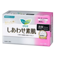 Sanitary pads Kao Laurier Happy Skin Deodorant 22 pcs (4901301405029)