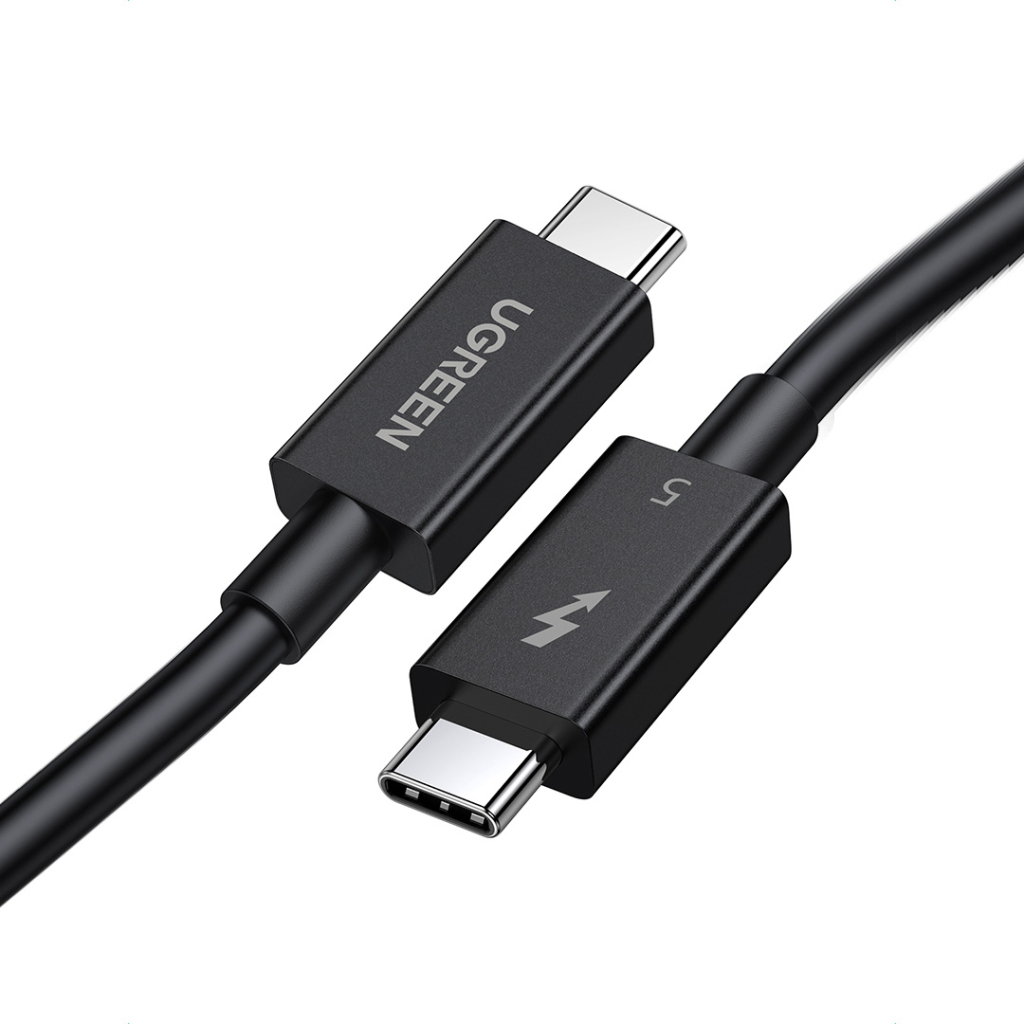 Дата кабель USB-C to USB-C 1.0m Thunderbolt 5 240W 5A 120Gbps 16/8/4K L703 black Ugreen (45996)