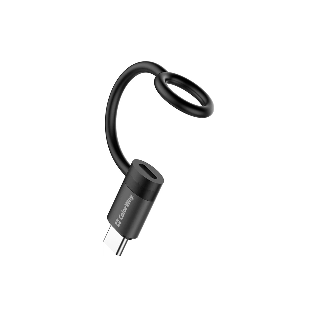 Перехідник Lightning F to USB-C M black ColorWay (CW-AD-CL2)