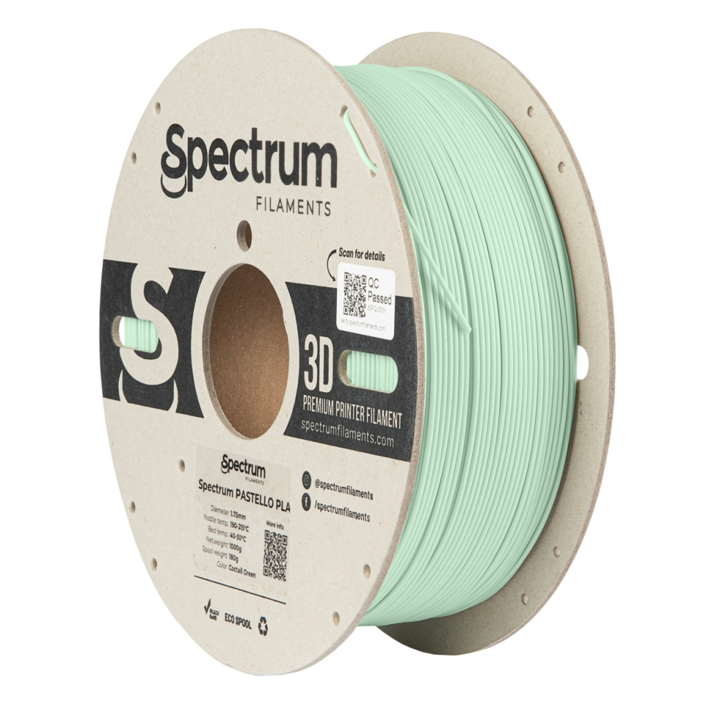 Пластик для 3D-принтера Spectrum PLA Pastello 1.75mm 1kg Green, Coctail (80707)
